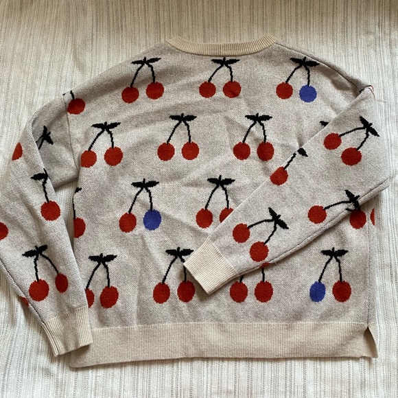 COPY - Adorable Madewell Sour Cherry Sweater - Size small women’s - Picture 4 of 4